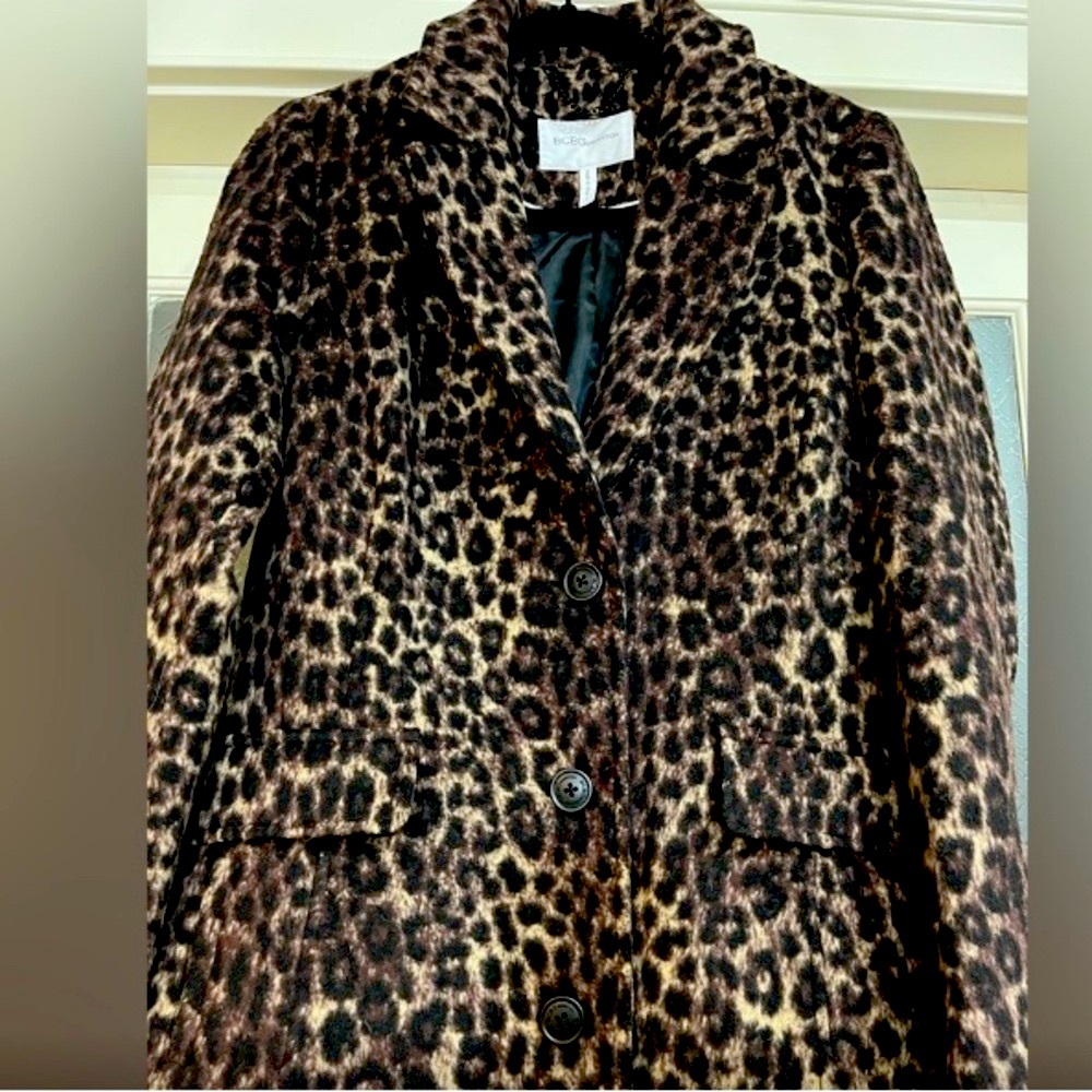 Classic Animal Print Coat by BCBG